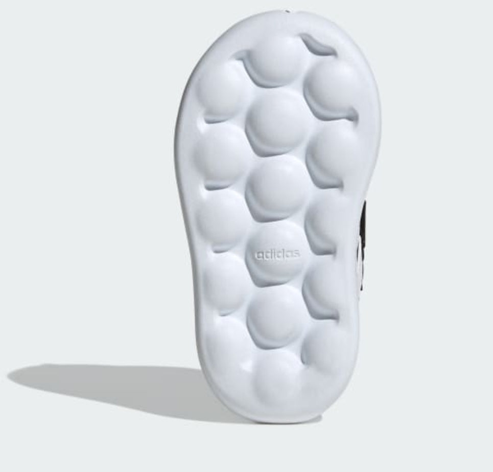 Tenis Adidas Grand Court Base 2.0 Negro/Blanco Bebe