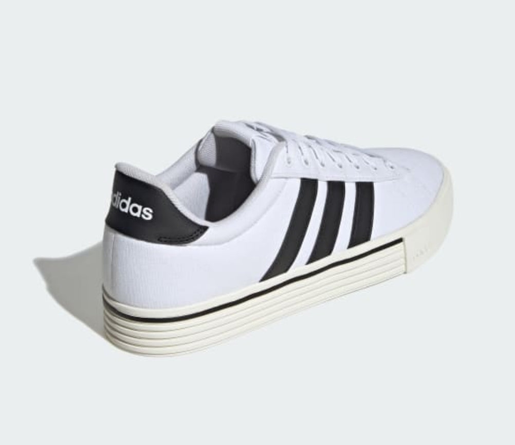 Tenis Adidas Daily 4.0 Blanco/Negro caballero